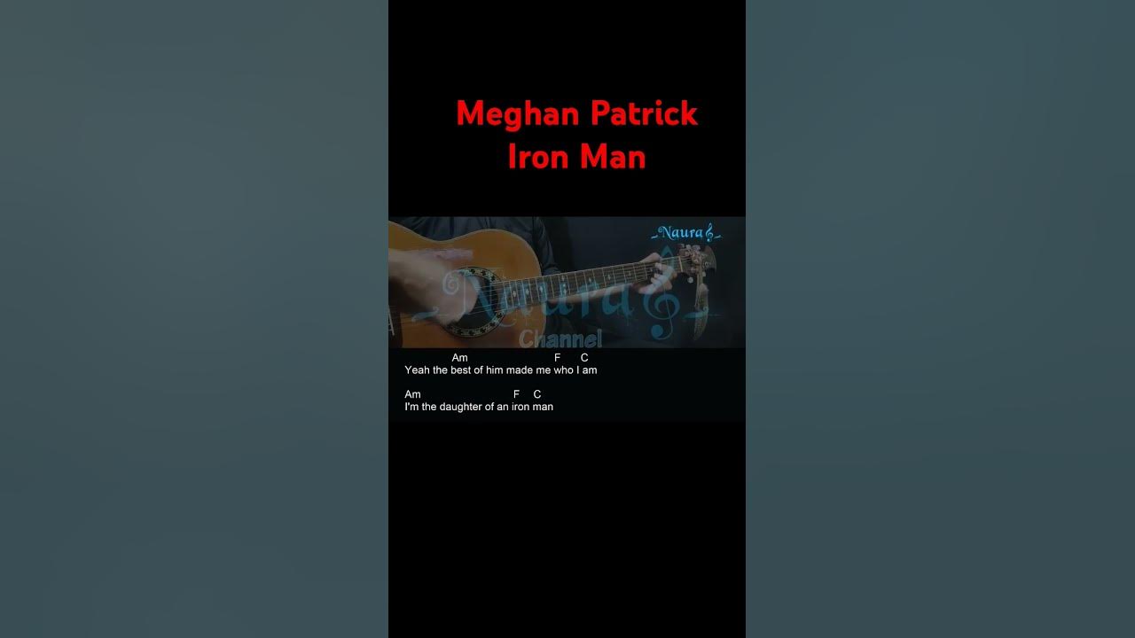 Meghan Patrick - Iron Man Guitar Chords Lyrics #shorts