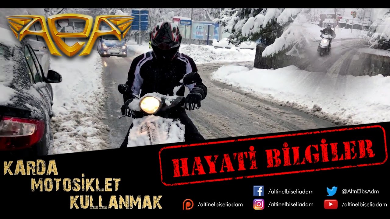 Karda Motosiklet Kullanmak