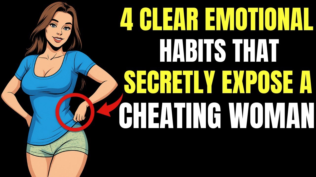 4 Clear Emotional Habits That Secretly Expose A Cheating Woman | Stoicism & Female Psychology