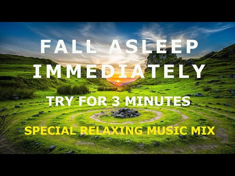 Fall Asleep Fast ✶ Cures For Anxiety Disorders, Depression, Forget Negative Thoughts #heal