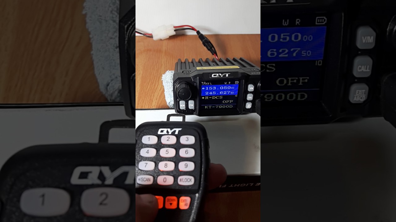 วิธีตั้งโทน QYT TK7900D