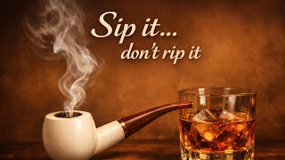 How to Smoke a Tobacco Pipe "Sip it, Don't Rip it."