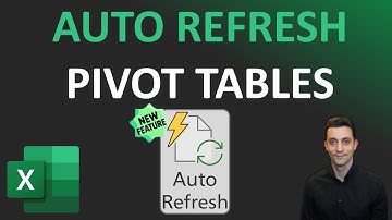 Excel Tips - Pivot Tables Auto Refresh | July 2025 Update