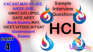 Aptitude Test Questions papers for Placement in HCL | HCL Aptitude Questions and Answers
