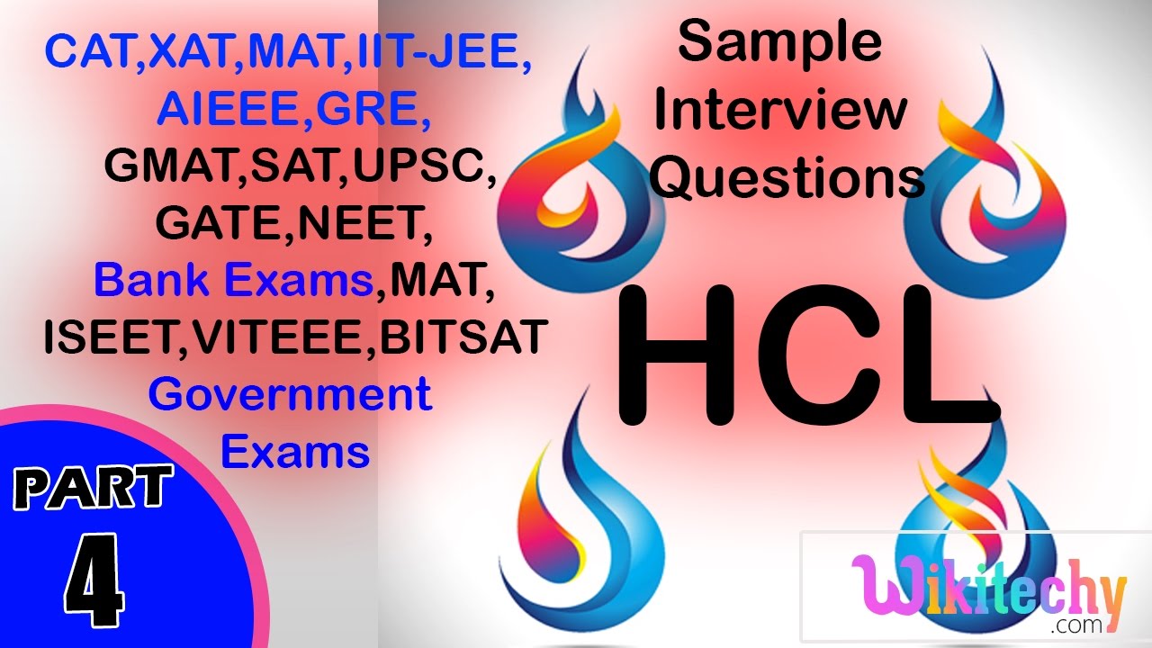 Aptitude Test Questions Papers For Placement In HCL HCL Aptitude Questions And Answers YouTube