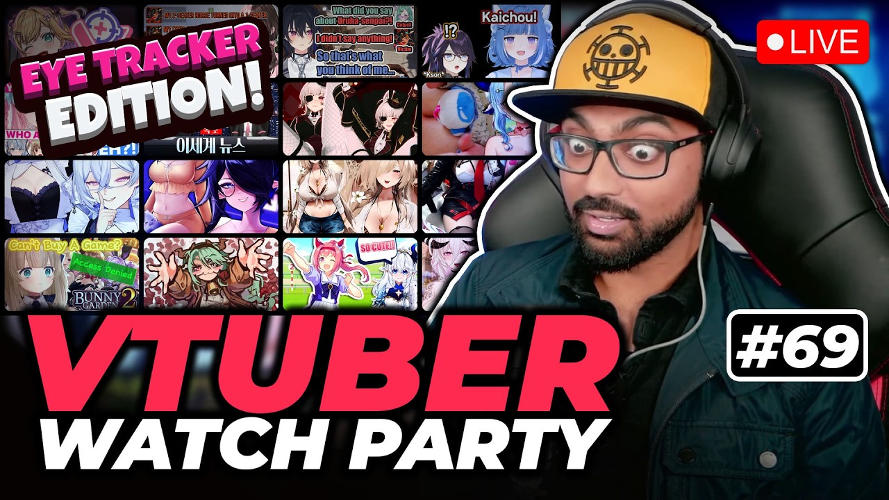 VTuber Watch Party! Reacting to YOUR VTuber Clips & Songs! #69 EYE TRACKER EDITION!