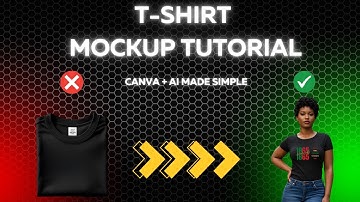 T-Shirt Mockup Tutorial with Canva + AI Made Simple