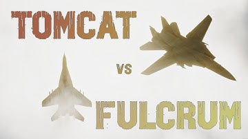 PvP | F-14B Tomcat vs Mig-29A Fulcrum Dogfight | Contention SARH | DCS World | 4K