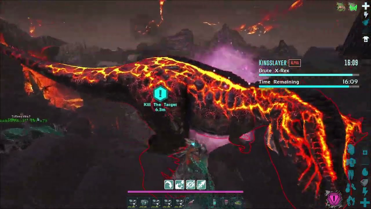 Hunting The Volcano Rex! - Ark Survival Evolved