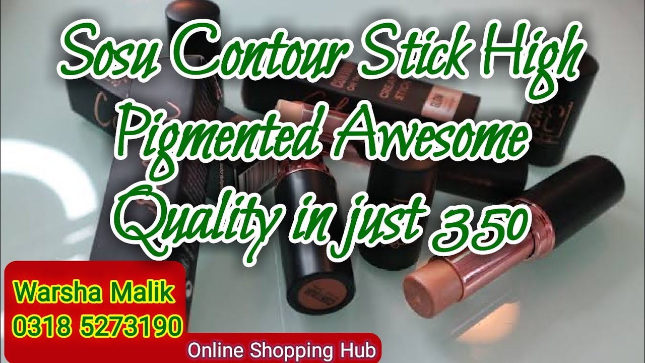 Sosu contour stick high pigmented | Online Cosmetics Shop Warsha 0318 5273190