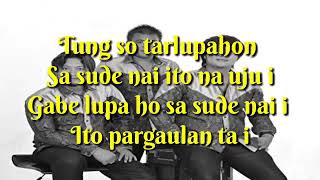 KARAOKE TUNG SO TARLUPAHON