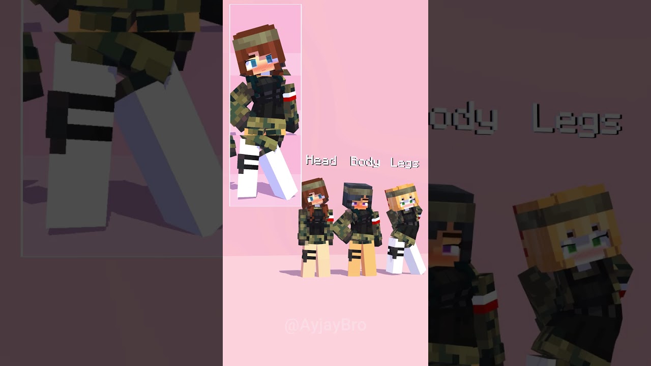Head, Body, Legs Dance 😉🥵 - MAIZEN Minecraft Animation #shorts #minecraftanimation #maizen
