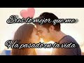 Eres el amor de mi vida ,eres mi presente serás mi futuro ,eres lo mejor que me ha pasado en la vida