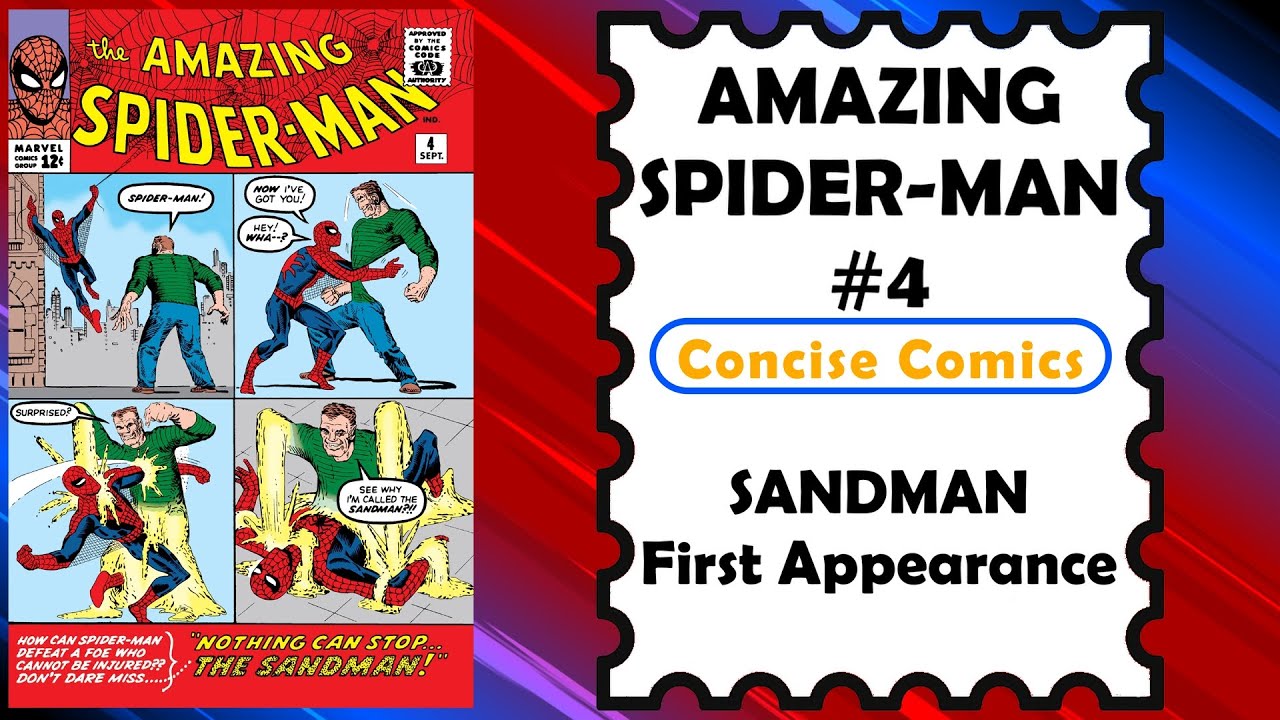 AMAZING SPIDER-MAN #4 - First Appearance and Origin of Sandman ...