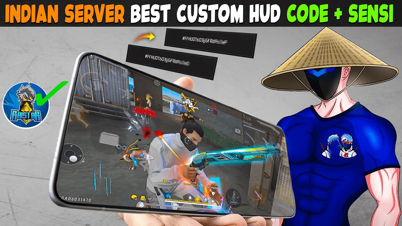 World’s Best Indian Server Custom Hud Code + Sensitivity Reveal 🌎⚙️Find Your Only Red Number🔥