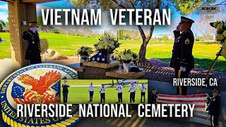 Vietnam Veteran Riverside National Cemetery