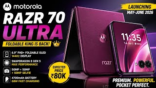 Motorola Razr 70 Ultra 😱 Foldable King Coming! 50MP Selfie + Snapdragon 8 Gen 5 🔥
