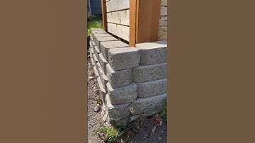 The project of creating a 90-degree corner using pavers turned out alright. #diy #projectcomplete