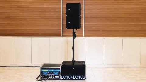 ZSOUND LC10 Coaxial Mini Line Array Speaker!
