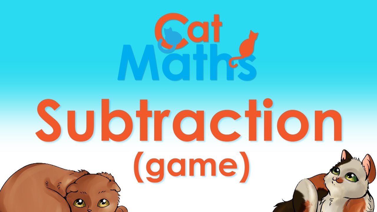 Cat Maths Subtraction Game Cat Adoption YouTube