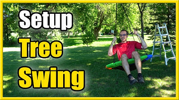 How to Setup Songmics Saucer Tree Swing & Install on Tree (Easy Method)