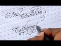 Calligraphy Writing || Cursive writing