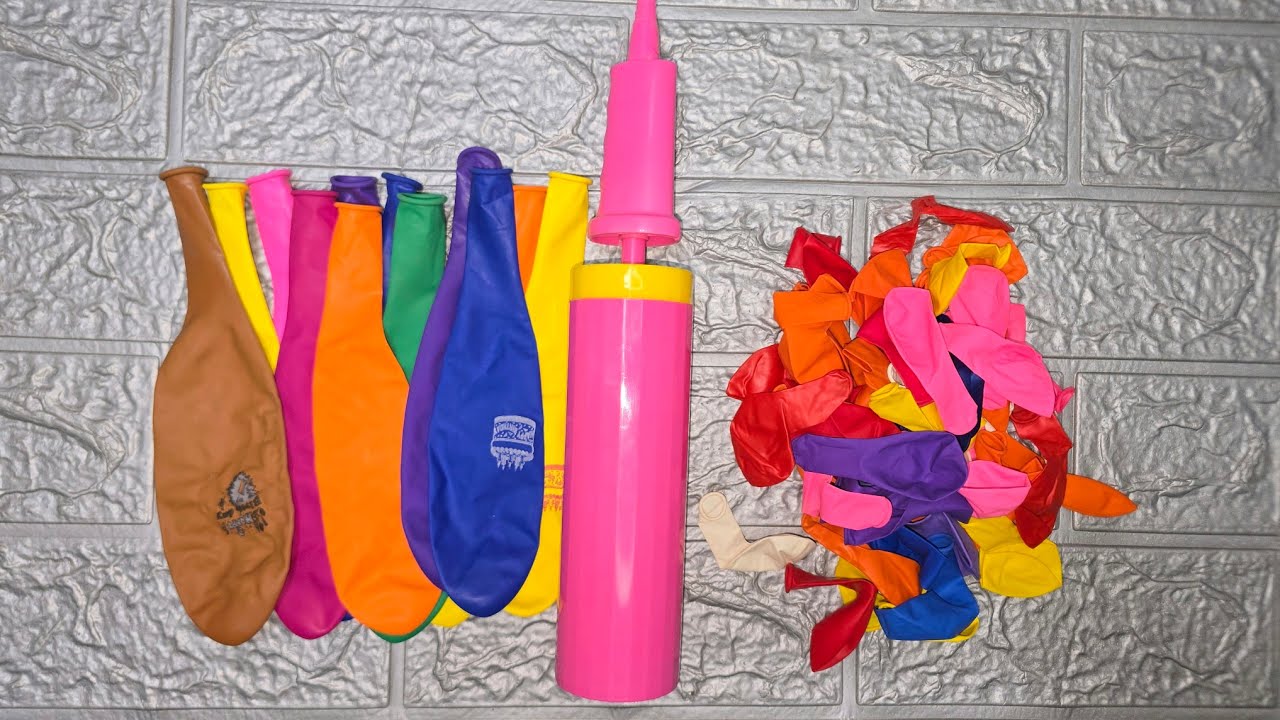 Satisfying ASMR Rocket & Mini Balloons Popping | Stress Relief Sounds