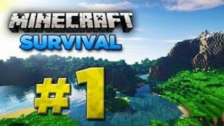 minecraft pe survival series ep 1 in hindi 1.20.81 | made op survival base #minecraft