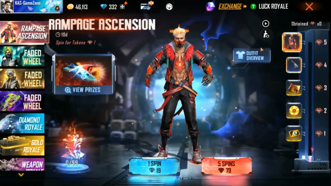 Tonight 12am update || Rampage legendary royale || New Rampage Ascension || Rampage united