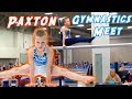 Paxtons 1st gymnastics meet on youtube
