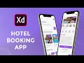 Hotel Booking App Design In Adobe Xd