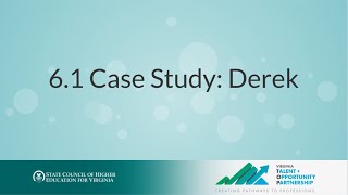 6.1 Case Study: Derek Wealth