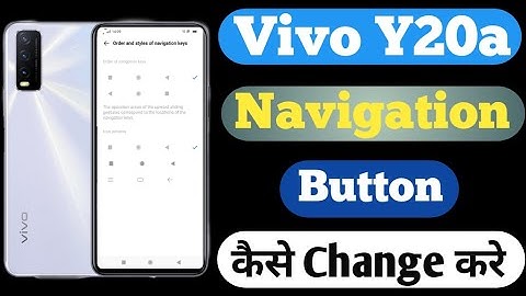 How To Change Navigation Button On Vivo Y20a || Vivo Y20a Navigation Button Change कैसे करे