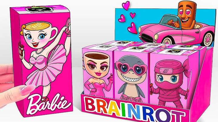 💖Paper DIY💖UNBOXING LARGEST BALLERINA CAPPUCCINA MYSTERY BOX! BARBIE x ITALIAN BRAINROT Blind Box