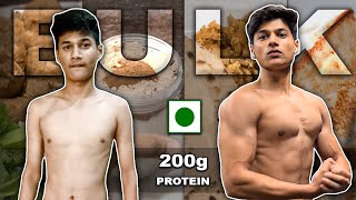 Full Day of Eating on Lean Bulk | Vegetarian Diet | 2800 Calories | 200gm Protein