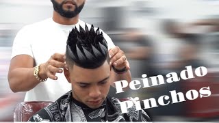 Tutorial como relizar un peinado con pinchos paso a paso miralo hasta el final