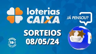 Loterias CAIXA | 08/05/2024