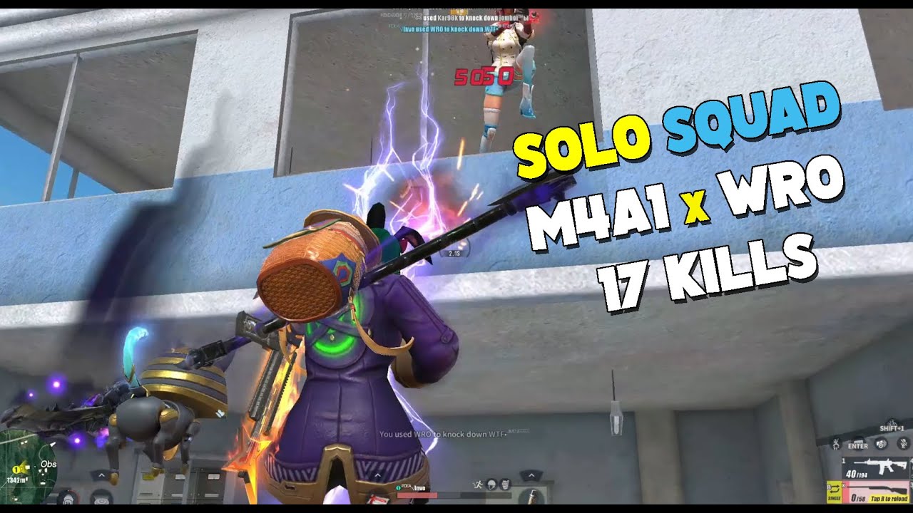 SOLO SQUAD: ANG DAMING FOOTSTEP | 17 KILLS (ROS GAMEPLAY)