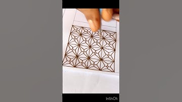 #shortvideo #shorts 3D grid #henna #handmehndi #shortvideos #hennadesign #mehandi #hennapattern