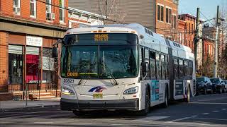 New Jersey Transit 2020 New Flyer XD60 "Xcelsior" Artic 20806 [ Audio Recording ]