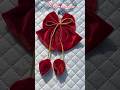 DIY eid 🌙 special tulips hair 🎀 ideas tips #diy #hairaccessories #hairbows #youtubeshorts #shorts