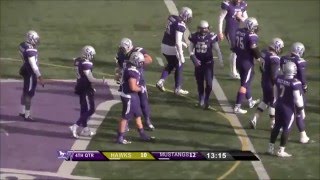 2014 Laurier Golden Hawks vs. #7 Western Mustangs OUA Quarterfinal Playoffs from November 1st 2014