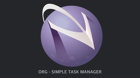 Spacemacs #10 Org - Simple Task Manager | Org로 할일 관리하기