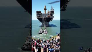 The BIGGEST thing ever moved by man?! 🤯 #engineering