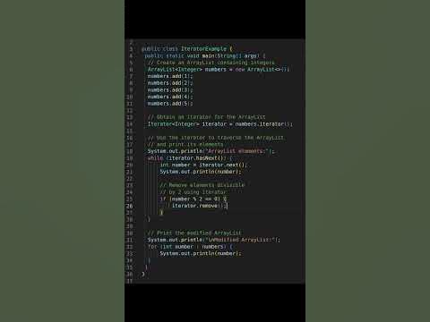 Using Java Iterators to Iterate Over Collection Elements - YouTube