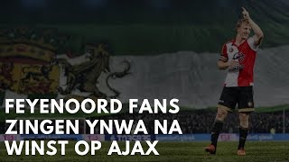 • Insane You'll Never Walk Alone by Feyenoord fans after last minute goal against Ajax