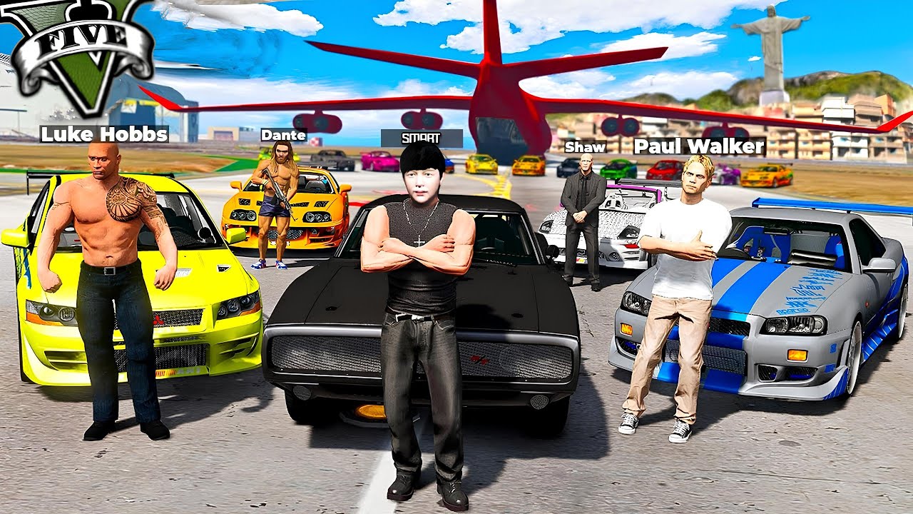 ကျွန်တော် Fast & Furious ပြိုင်ကားဘုရင်ကြီးဖြစ်ခဲ့တယ် | Fast & Furious Cars in GTA V | SMART On Live