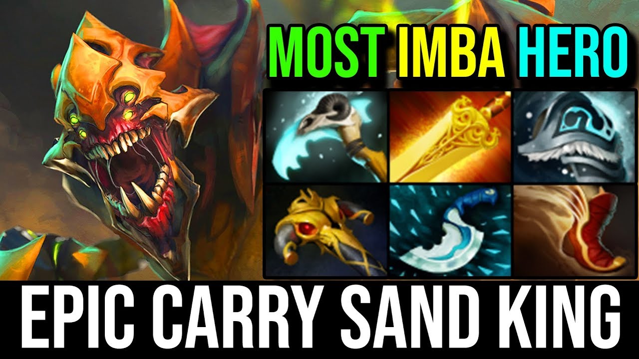 Wtf Carry Sk Sand King Amazing Plays With Radiance Build Imba Hero By Saksa Dota 2 Highlights