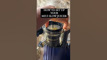 How to setup miui slow juicer #juiceextractor #kitchen #juicer #kitchengadgets #kitchenappliance