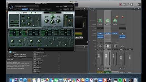 MainStage 101 - Lesson 3: EXS24 Sample Library
